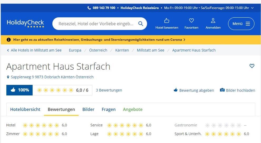 Apartment Haus Starfach Döbriach Buitenkant foto